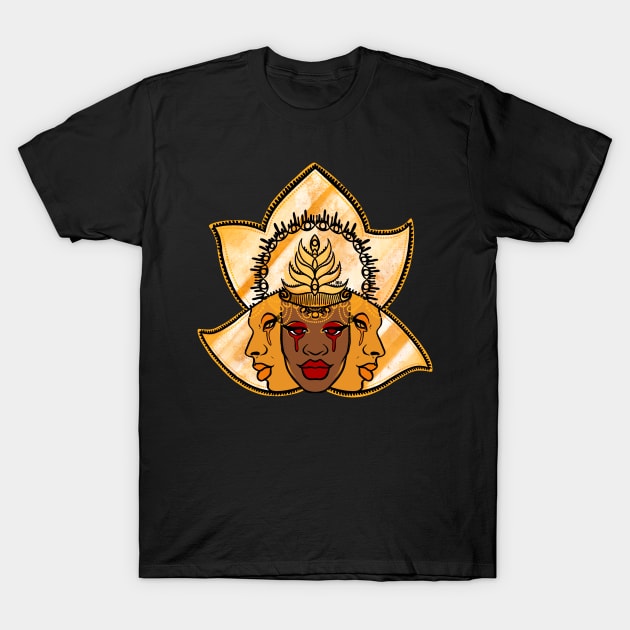 Yvie Oddly Headpiece T-Shirt by illu